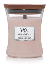 Load image into Gallery viewer, WoodWick: Hourglass Candle - Vanilla &amp; Sea Salt (Medium)