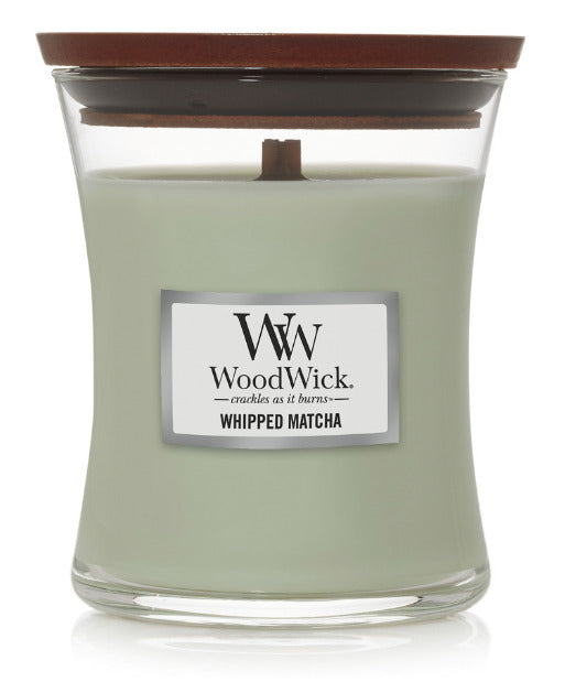 WoodWick: Hourglass Candle - Whipped Matcha (Medium)