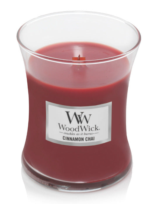 Woodwick Candle - Cinnamon Chai (Medium)