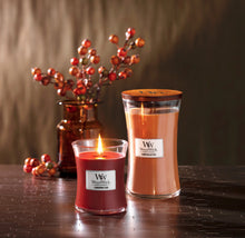 Load image into Gallery viewer, Woodwick Candle - Cinnamon Chai (Medium)