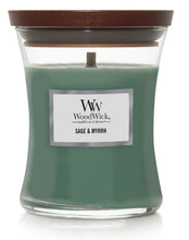 Load image into Gallery viewer, WoodWick: Hourglass Candle - Sage &amp; Myrrh (Medium)