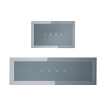 Load image into Gallery viewer, COMFEYA 2 Pack Quick Dry Absorbent Diatomite Bath Mat Set - Grey
