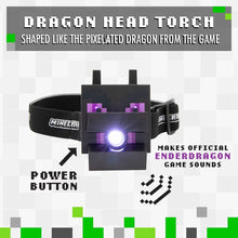 Load image into Gallery viewer, Minecraft Ender Dragon Head Torch