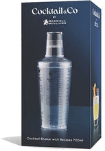 Load image into Gallery viewer, Maxwell &amp; Williams: Cocktail &amp; Co Cocktail Recipe Shaker (700ml)