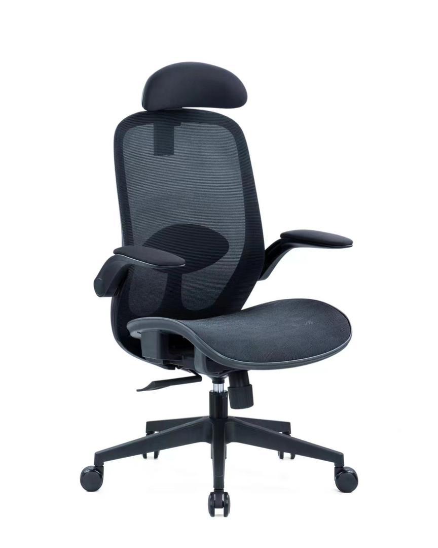 Gorilla Office Ergo Flip Flex Premium Highback Mesh Chair Black