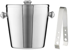 Load image into Gallery viewer, Maxwell &amp; Williams: Cocktail &amp; Co Ice Bucket With Lid &amp; Tongs - Stainless Steel (1.2L)