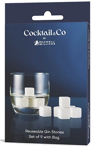 Maxwell & Williams: Cocktail & Co Reusable Gin Stone - White (Set of 9)