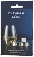 Load image into Gallery viewer, Maxwell &amp; Williams: Cocktail &amp; Co Reusable Ice Cube Set - Stainless Steel (Set of 6)