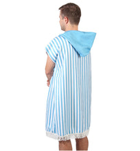 Load image into Gallery viewer, Splosh: Adults Hooded Towel Poncho - Blue