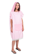 Load image into Gallery viewer, Splosh: Adults Hooded Towel Poncho - Pink