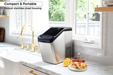 Load image into Gallery viewer, Kogan 15kg Ice Cube Maker with Self-Cleaning (Stainless Steel)