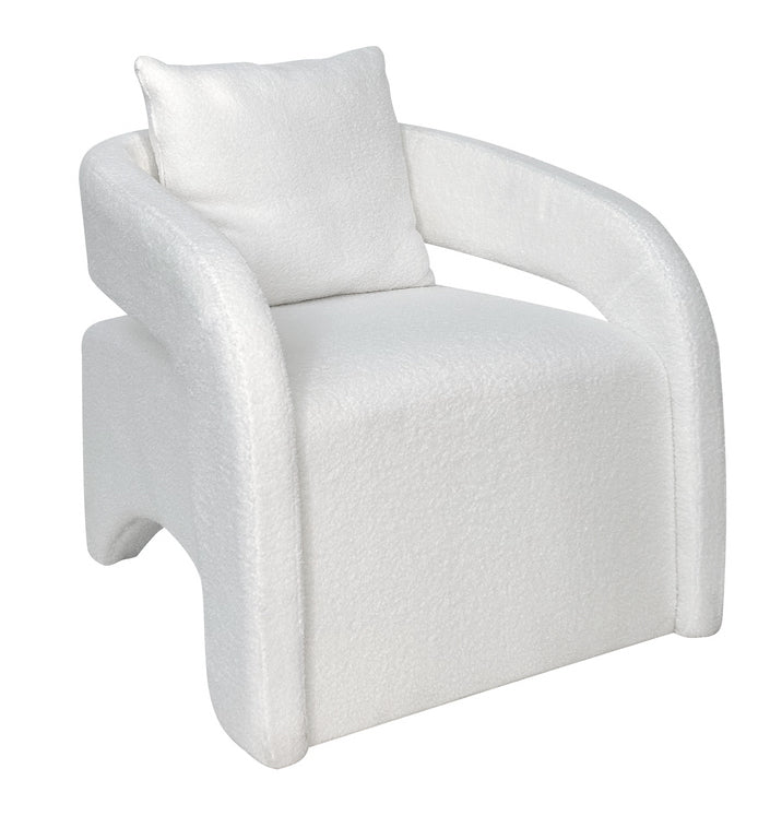 Fraser Country Boucle Arm Chair - White