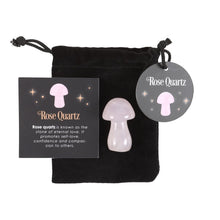 Load image into Gallery viewer, Rose Quartz Magical Crystal Mushroom