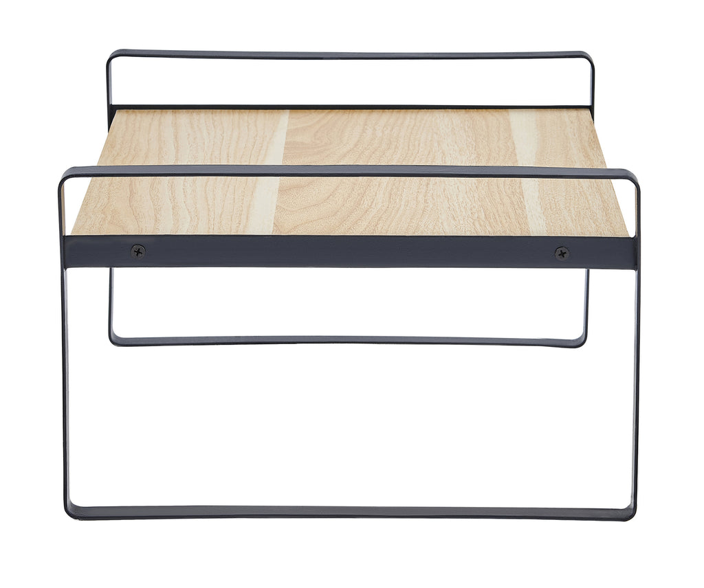 Gorilla Office: Desktop Organiser Shelf Black / Oak