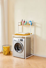 Load image into Gallery viewer, Fraser Country 2 Tier Laundry Cabinet - Oak