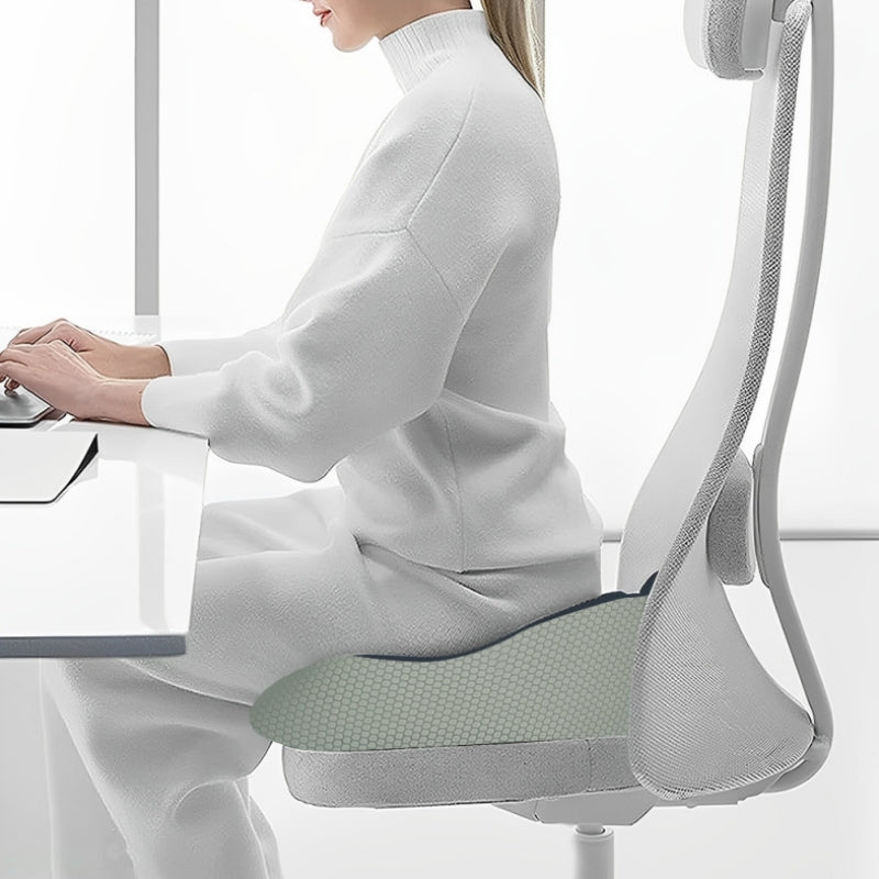 COMFEYA Ergonomically Designed Memory Foam Seat Cushion - Grey
