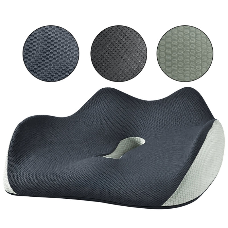 COMFEYA Ergonomically Designed Memory Foam Seat Cushion - Grey