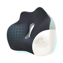 Load image into Gallery viewer, COMFEYA Ergonomically Designed Memory Foam Seat Cushion - Grey