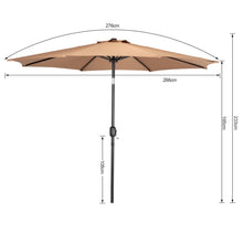 Load image into Gallery viewer, HYPERANGER Outdoor Patio Umbrella - Tan