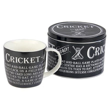 Load image into Gallery viewer, Ultimate Gift for Man: Mug In A Tin Cricket