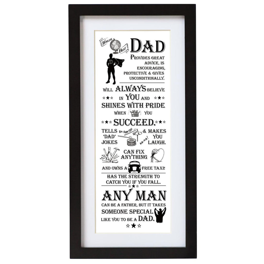 Ultimate Gift for Man: Wall Art Dad