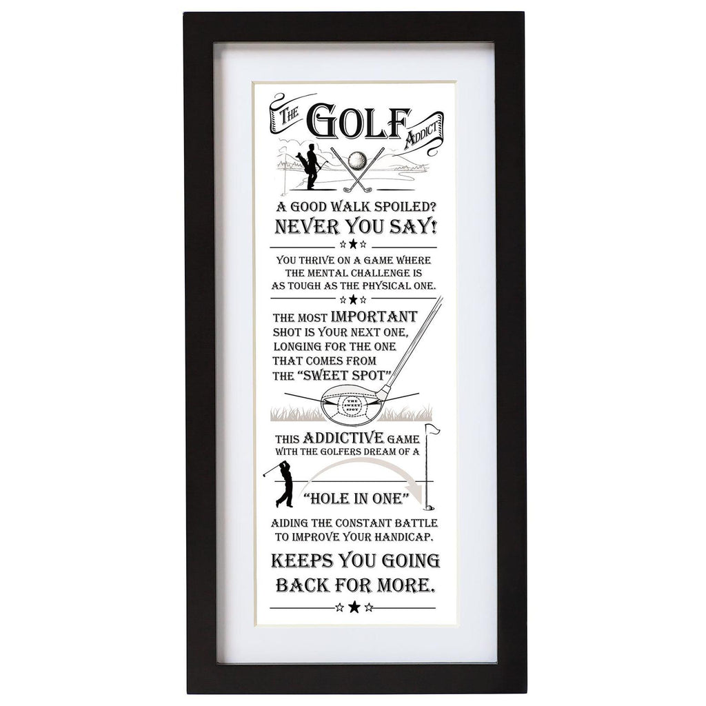 Ultimate Gift for Man: Wall Art Golf