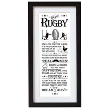 Load image into Gallery viewer, Ultimate Gift for Man: Wall Art Rugby