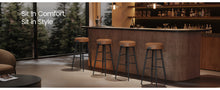 Load image into Gallery viewer, VASAGLE Ekho Collection Bar Stools Set of 2 - Caramel Brown