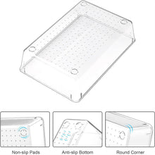 Load image into Gallery viewer, STORFEX Multifunctional Clear Plastic Drawer Organizers Set