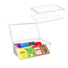 Load image into Gallery viewer, STORFEX Clear Tea Bag Organizer - 1 Pack