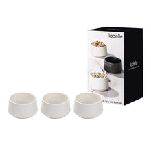 Load image into Gallery viewer, Ladelle: Elements White Mid 3 Pack Bowl Set