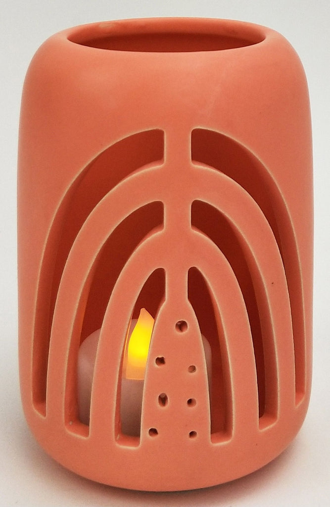 Urban Products: Addie Rainbow Tealight Holder - Peach (11cm)