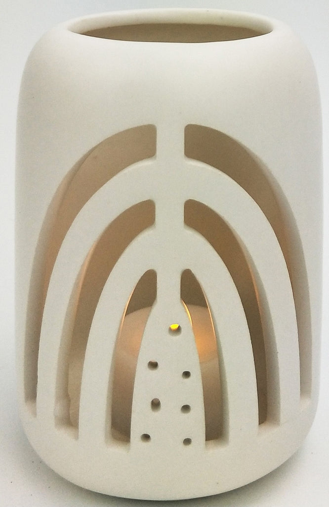 Urban Products: Addie Rainbow Tealight Holder - White (11cm)