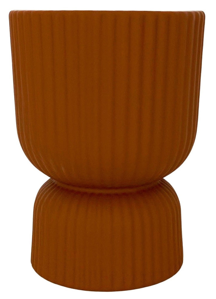 Urban Products: Brooklyn Abstract Planter - Terracotta