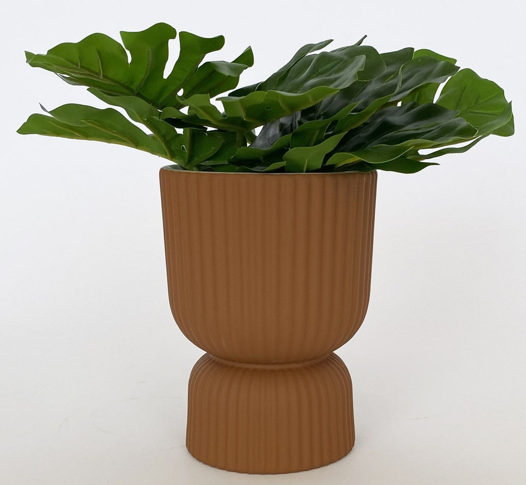 Urban Products: Brooklyn Abstract Planter - Terracotta