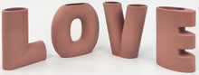 Load image into Gallery viewer, Urban Products: Erina LOVE Letter Vases - Pink (H15 x 51cm)