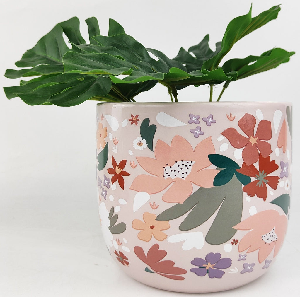 Urban Products: Mae Floral Planter - Colourful (Medium - 14cm)