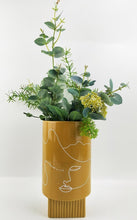 Load image into Gallery viewer, Urban Products: Nova Face Vase - Mustard (22cm)