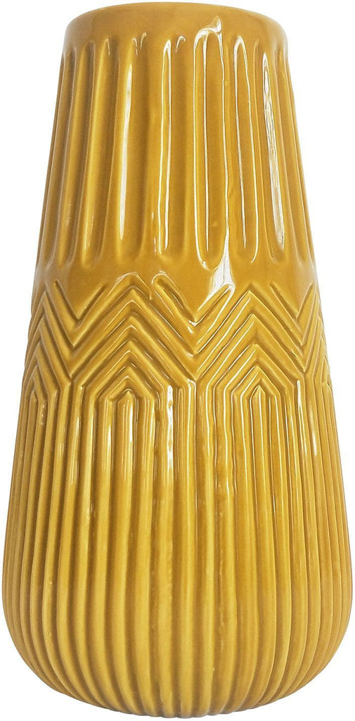 Urban Products: Zari Vase - Mustard (Large - 24cm)