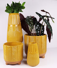 Load image into Gallery viewer, Urban Products: Zari Vase - Mustard (Large - 24cm)