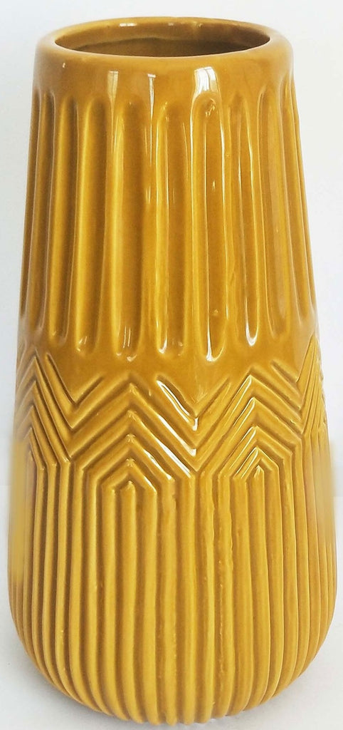 Urban Products: Zari Vase - Mustard (Large - 24cm)