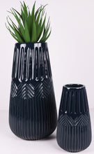 Load image into Gallery viewer, Urban Products: Zari Vase - Navy (Large - 24cm)