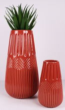 Load image into Gallery viewer, Urban Products: Zari Vase - Terracotta (Large - 24cm)