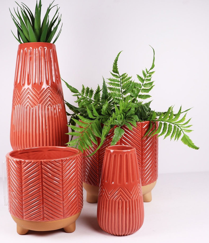 Urban Products: Zari Vase - Terracotta (Small - 14cm)