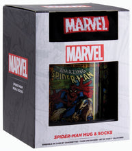 Load image into Gallery viewer, Marvel: Spiderman Mug &amp; Socks Set (300ml)