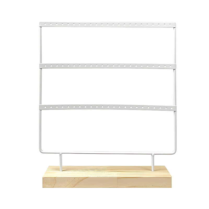 STORFEX 3-Layer Earring Stand - White