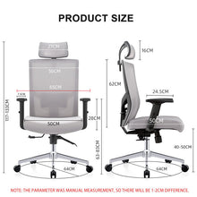 Load image into Gallery viewer, Ergolux Everest Ergonomic Chair (Grey)