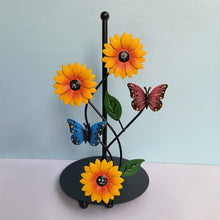 Load image into Gallery viewer, STOREFX Kitchen Paper Towel Holder - Sunflowers and Butterflies