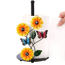 Load image into Gallery viewer, STOREFX Kitchen Paper Towel Holder - Sunflowers and Butterflies
