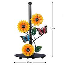 Load image into Gallery viewer, STOREFX Kitchen Paper Towel Holder - Sunflowers and Butterflies
